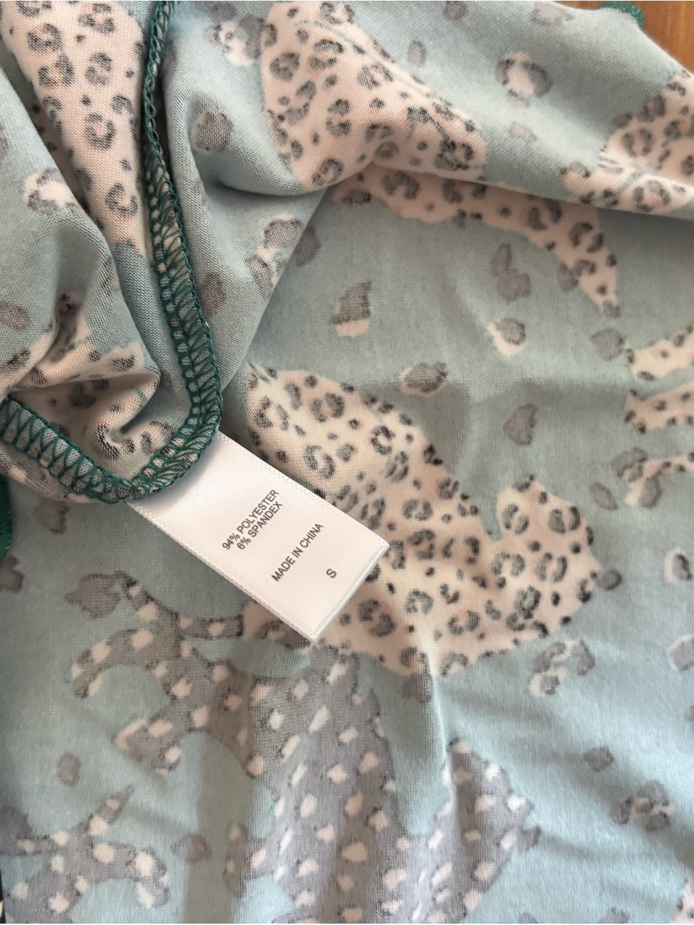 Comfort Code by Cuddl Duds Leopard Print 2-Piece Pajama Lounge Set S Coastal - Picture 10 of 15
